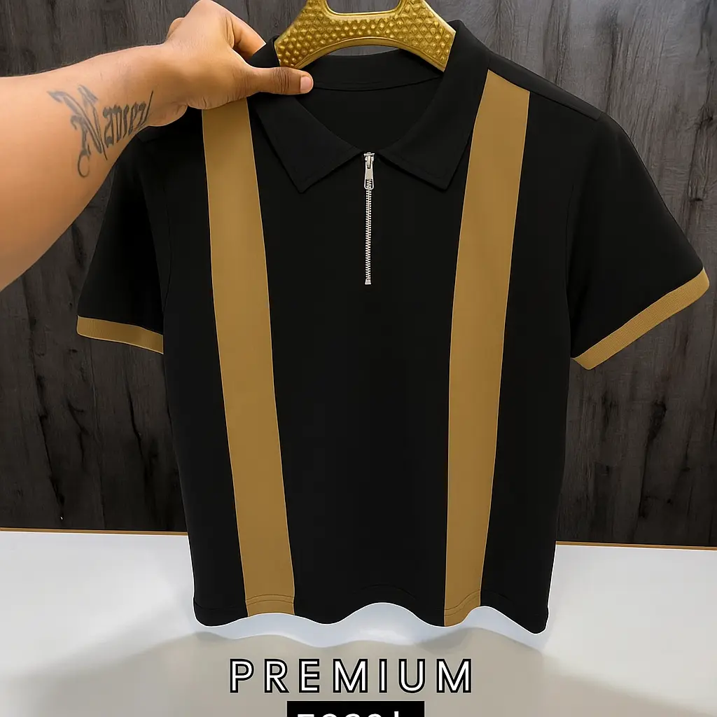 Men’s Polo Collar Cotton T-Shirt & Daily Wear